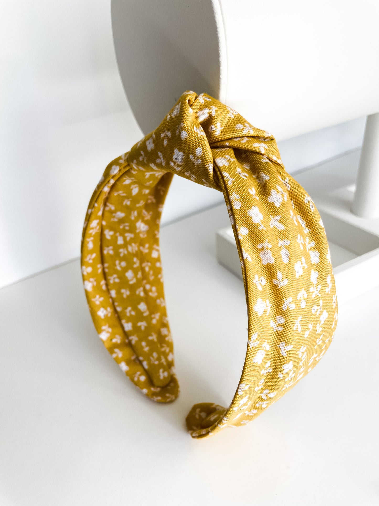 Yellow Knotted Headband