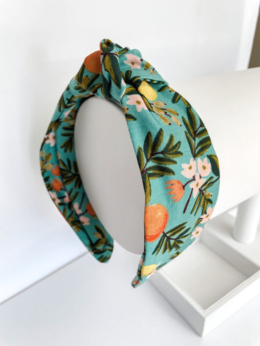 Citrus Floral Knotted Headband
